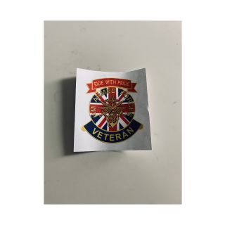 Ride With Pride Veteran Sticker
